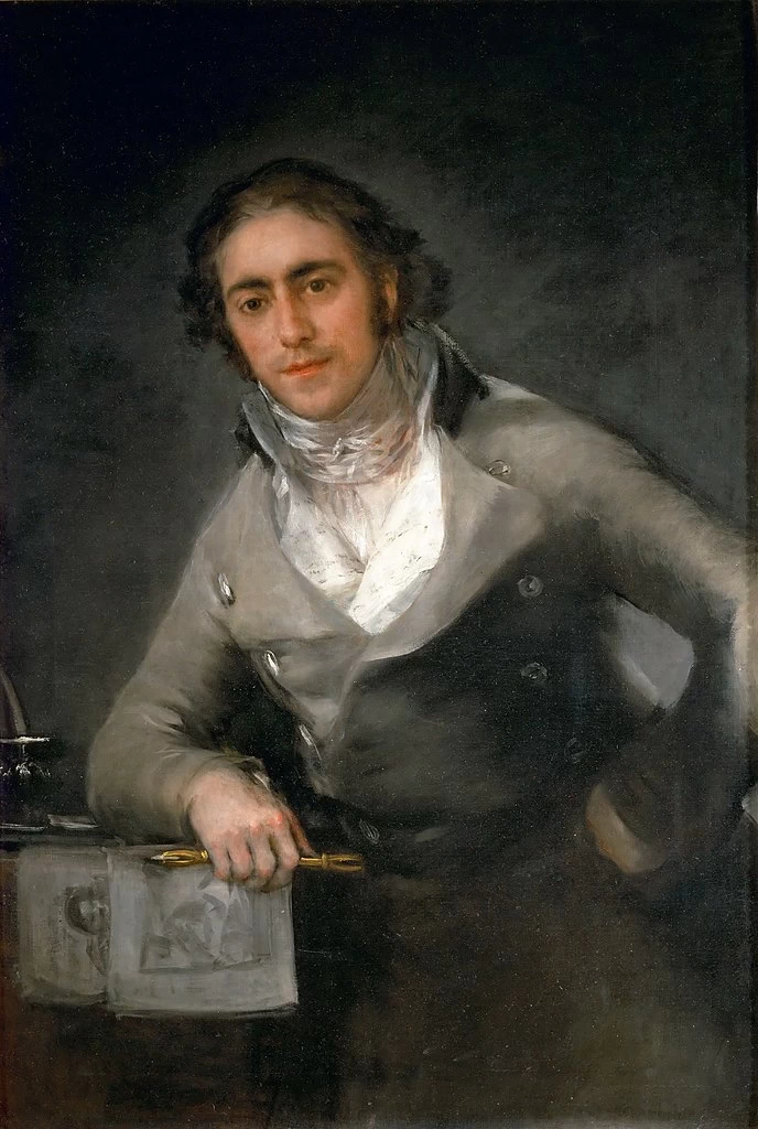 Francisco de Goya y Lucientes - 438, Ritratto di uomo (presunto Evaristo Pérez de Castro), Louvre, Parigi